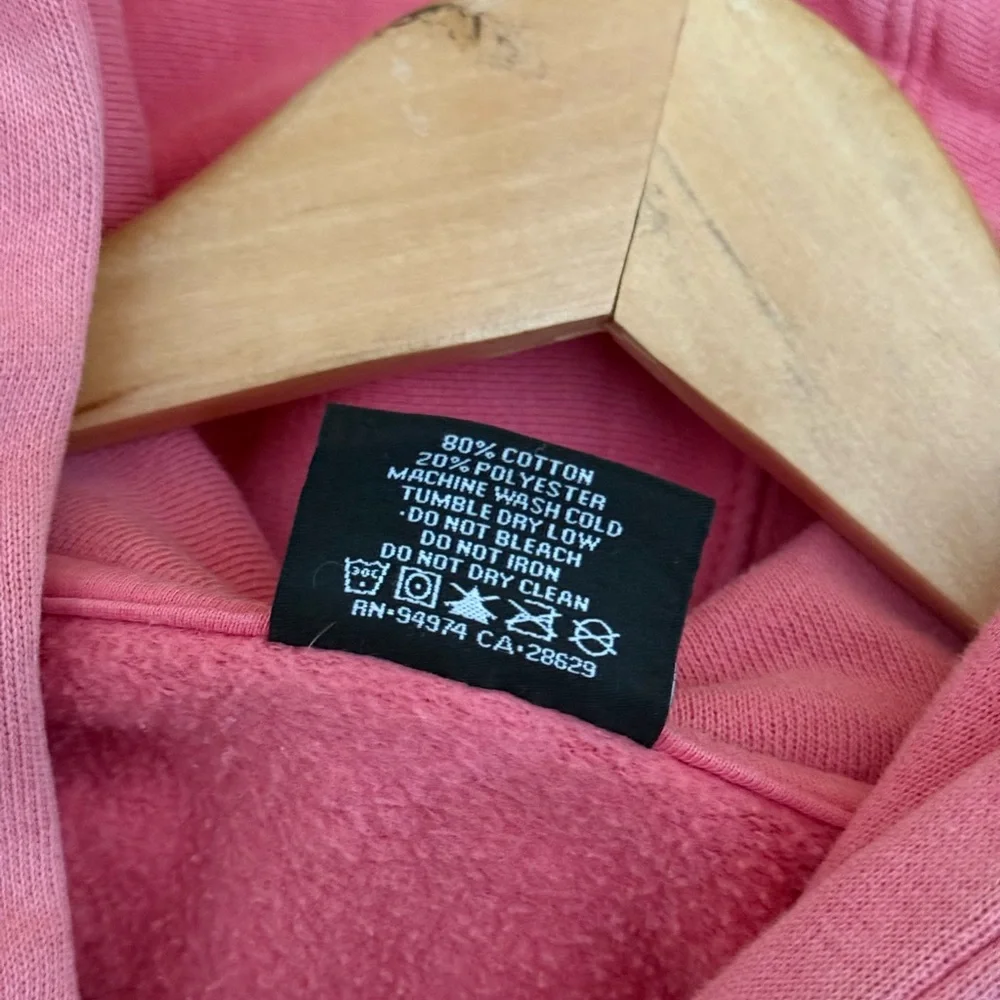 Stussy Men's Hoodie in Pink/Salmon - Picture 4 of 4